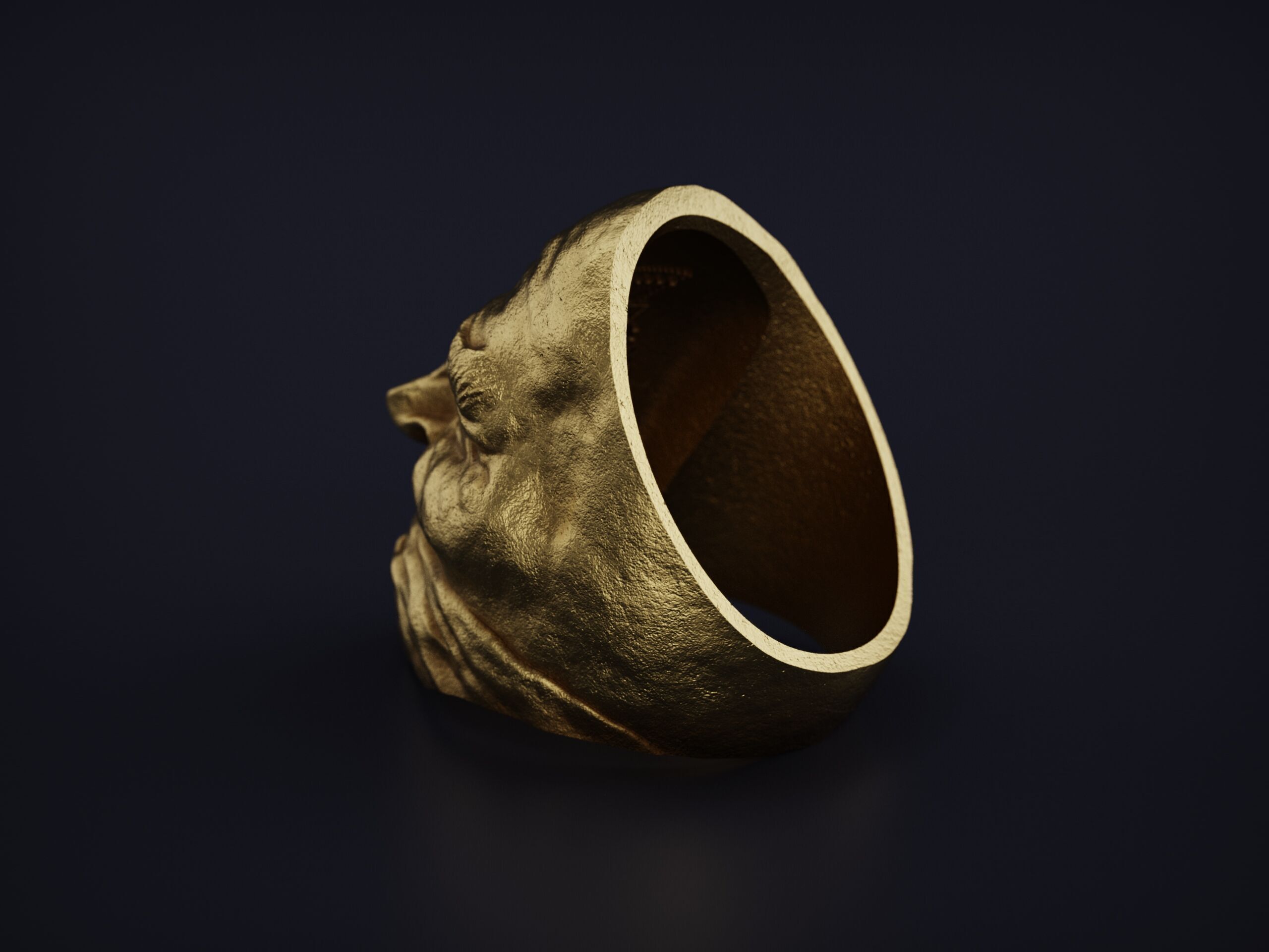 Freedom of Silence RING for Print and Cast 3D print model_11