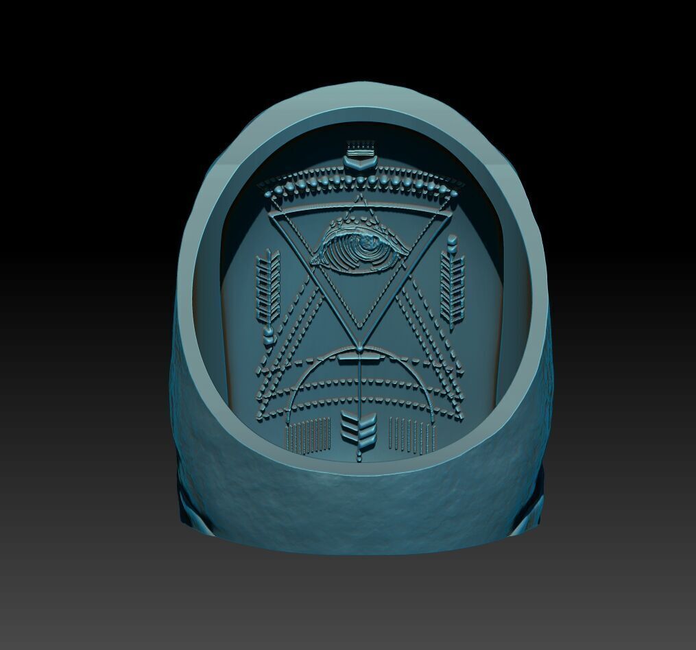 Freedom of Silence RING for Print and Cast 3D print model_22