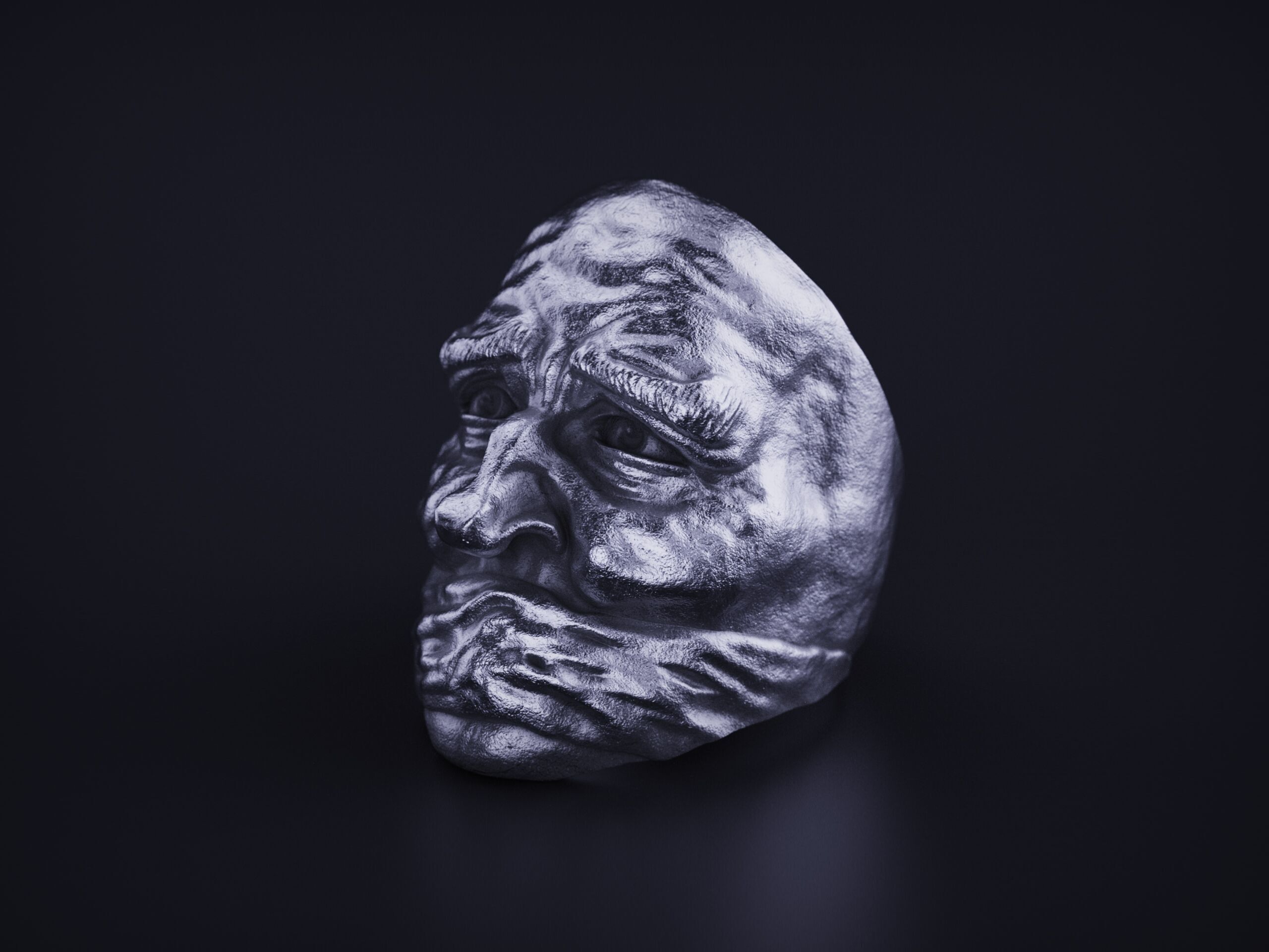 Freedom of Silence RING for Print and Cast 3D print model_13