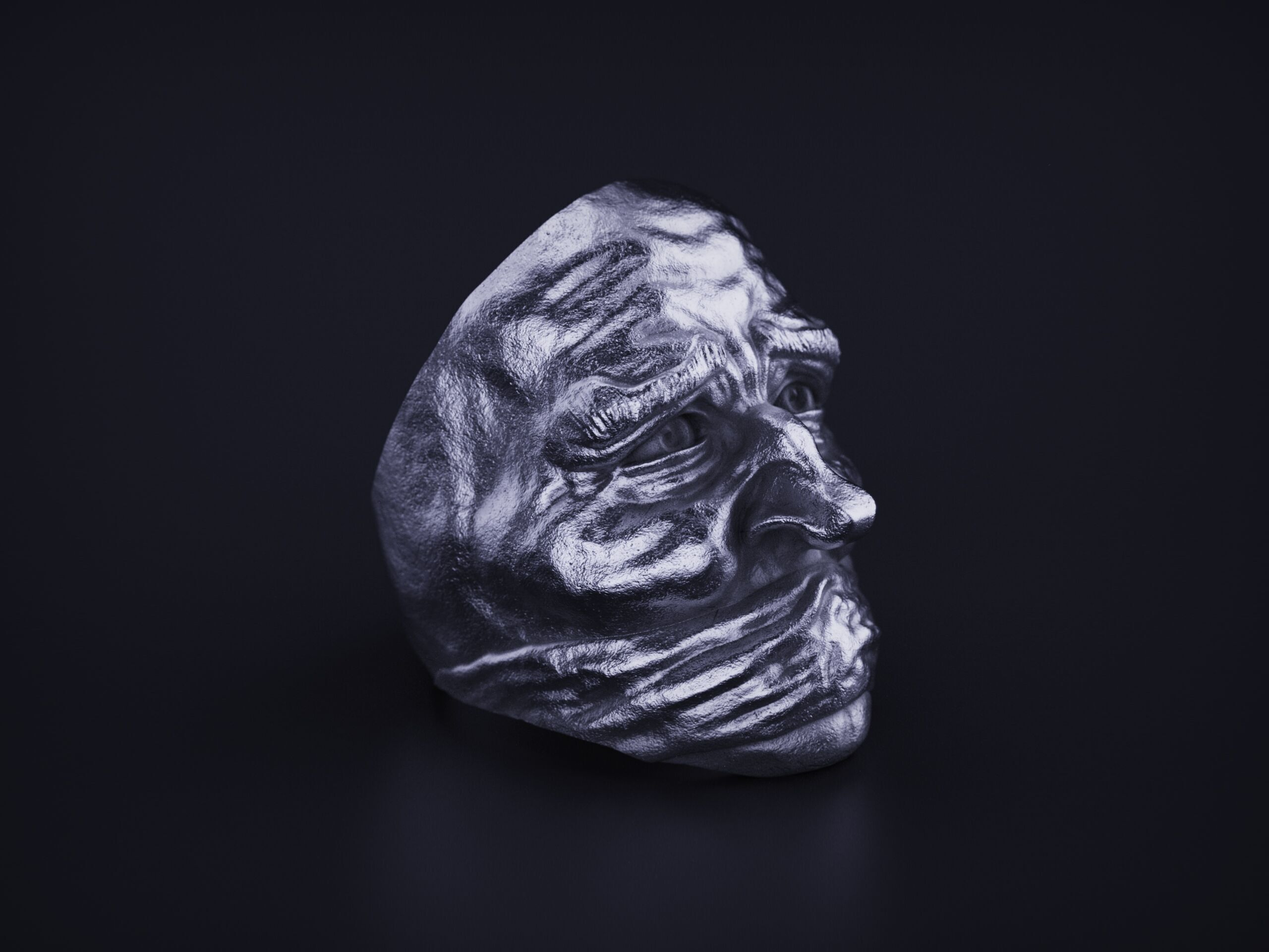 Freedom of Silence RING for Print and Cast 3D print model_4