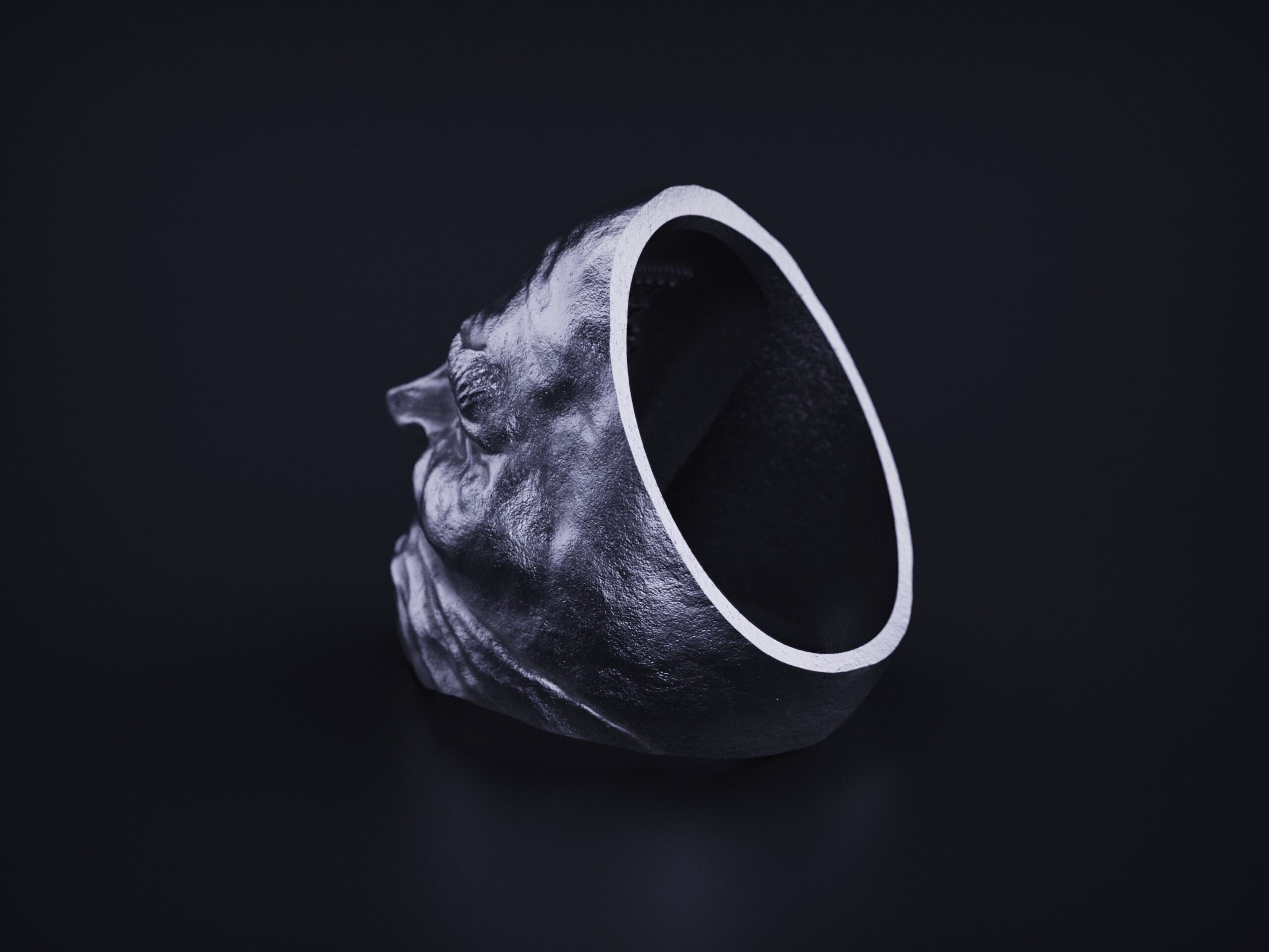 Freedom of Silence RING for Print and Cast 3D print model_10