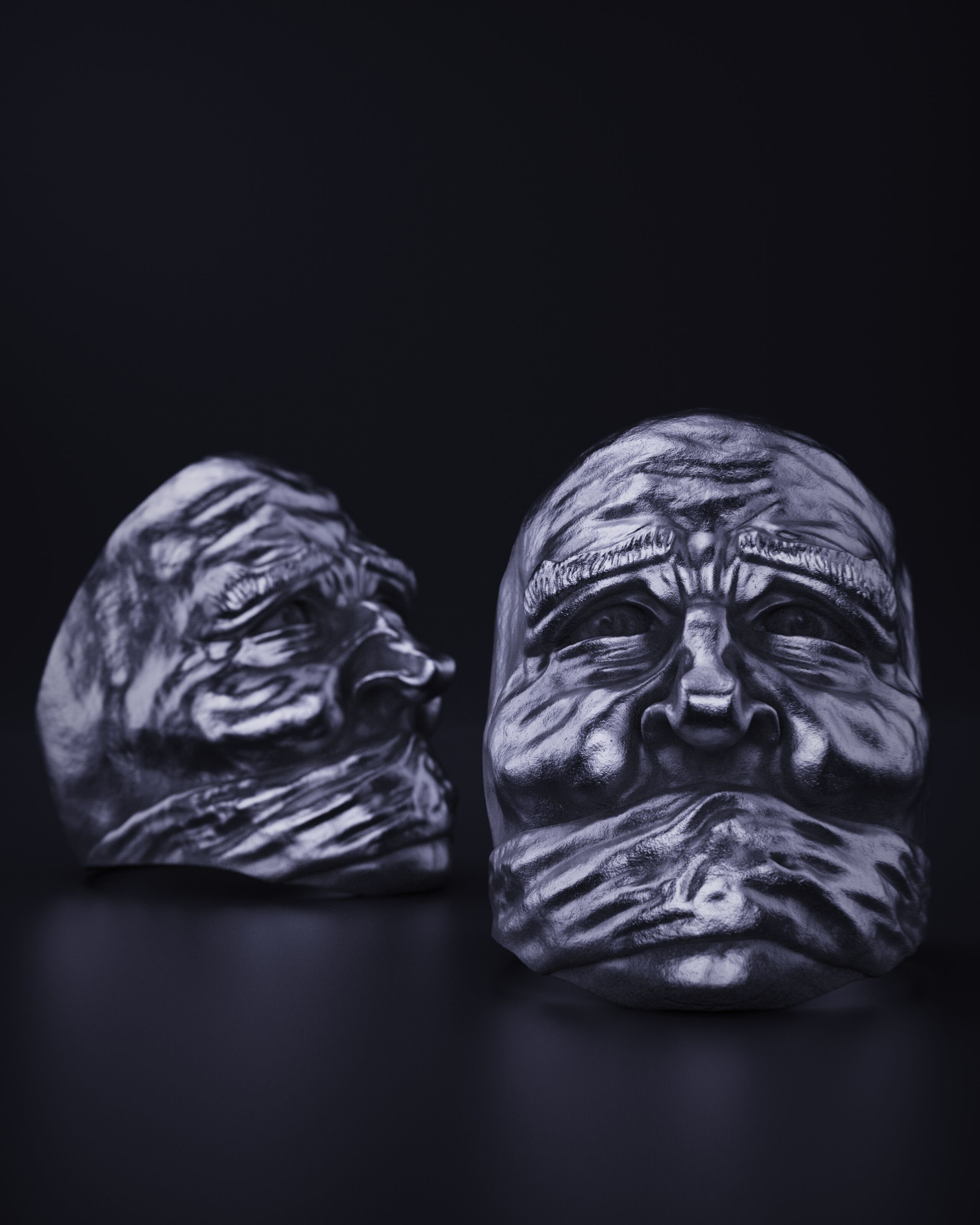 Freedom of Silence RING for Print and Cast 3D print model_16