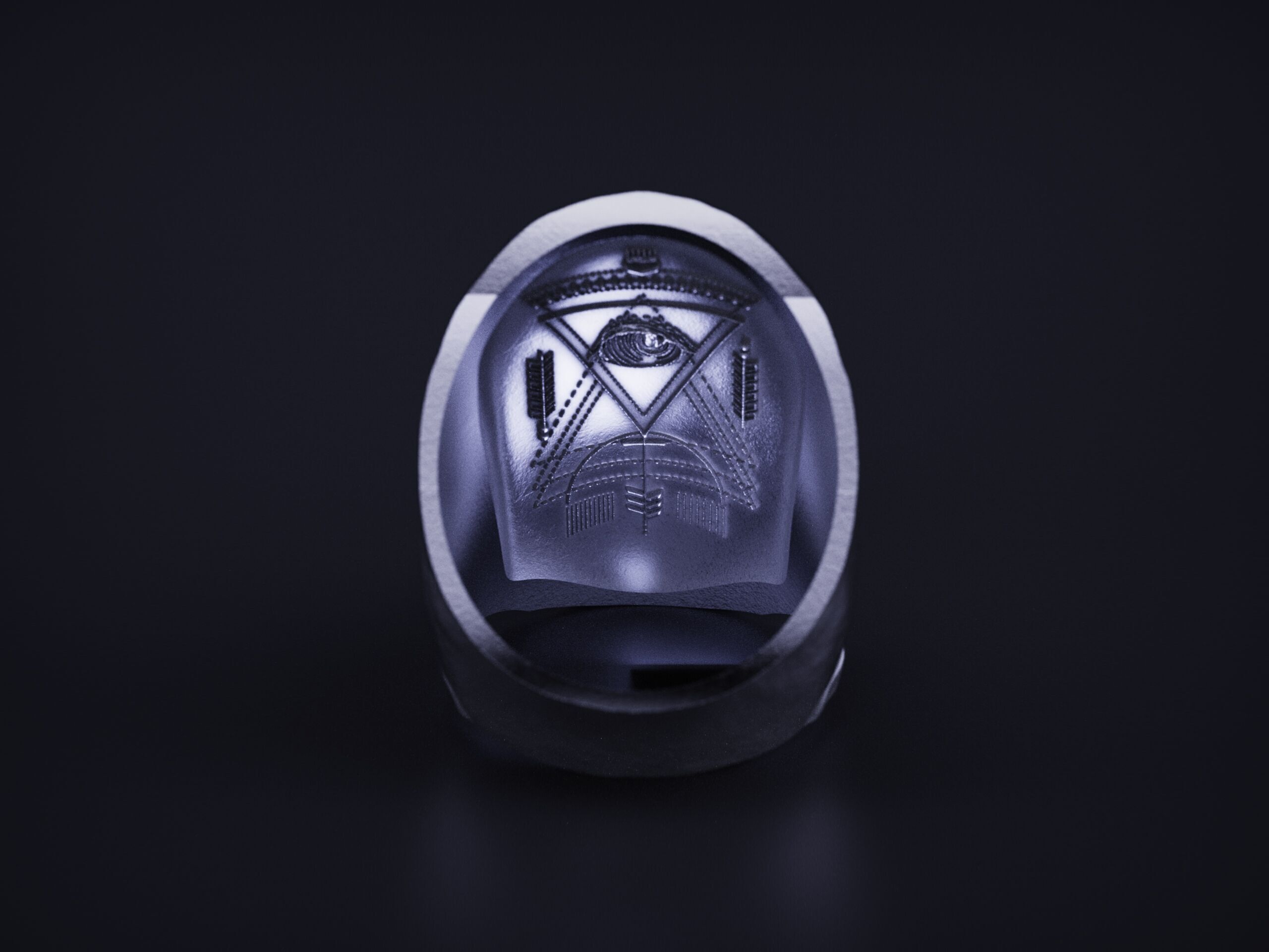 Freedom of Silence RING for Print and Cast 3D print model_9