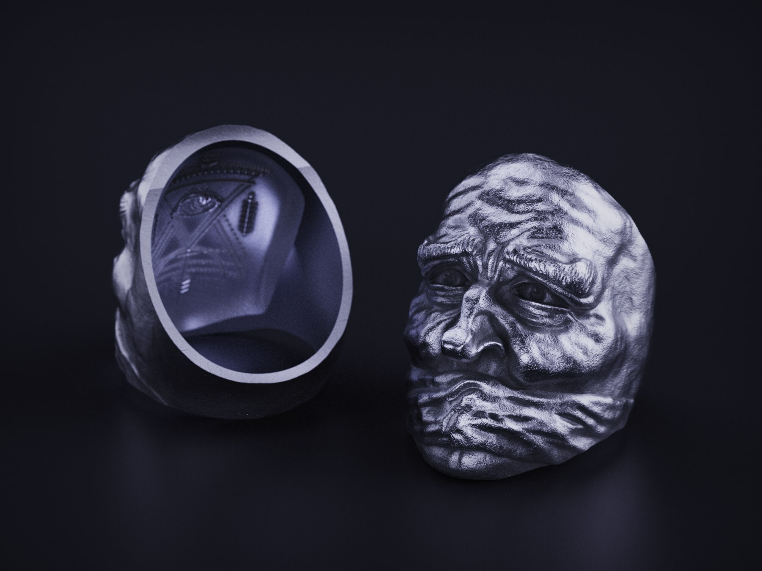 Freedom of Silence RING for Print and Cast 3D print model_0