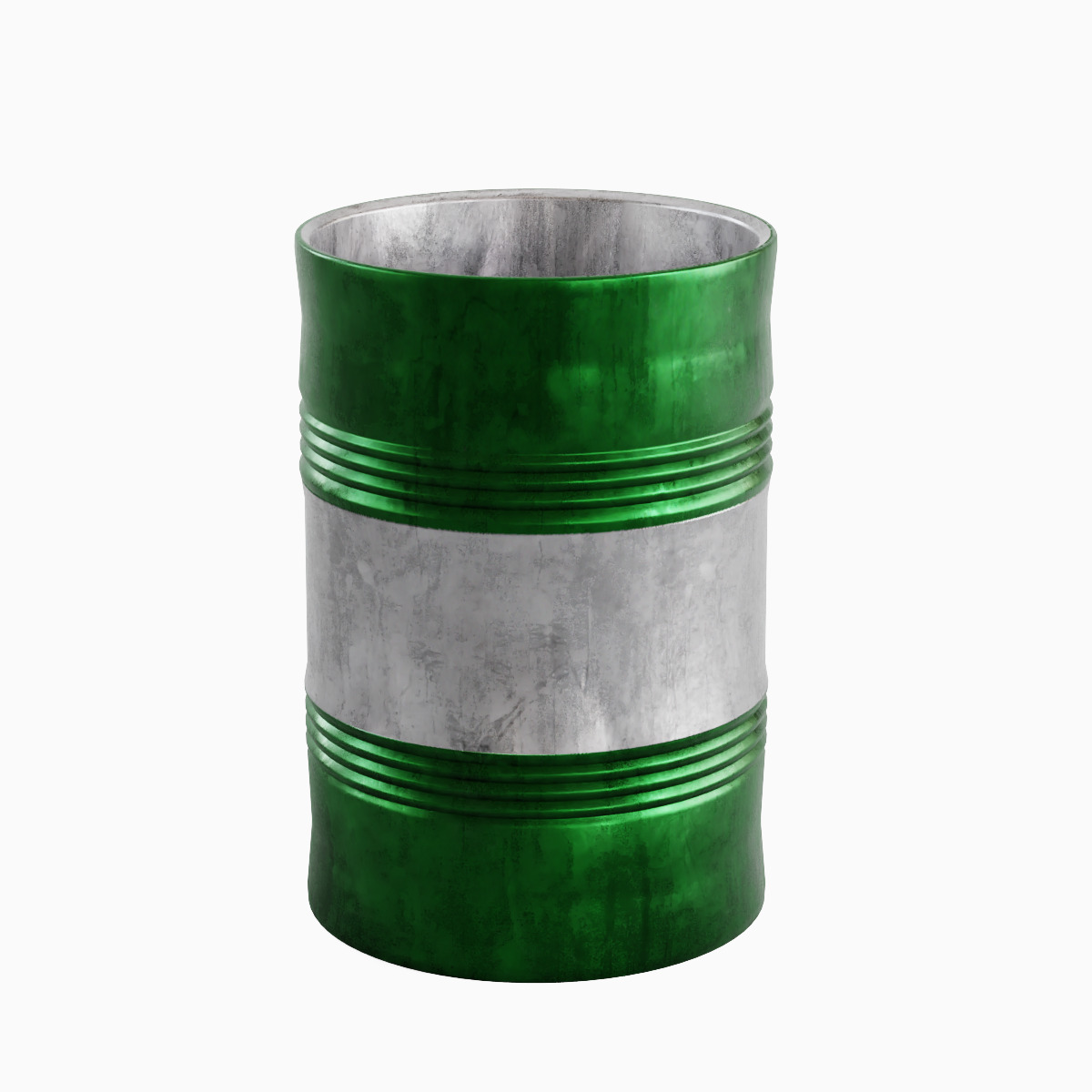 Steel Barrel B Set 3D model_20