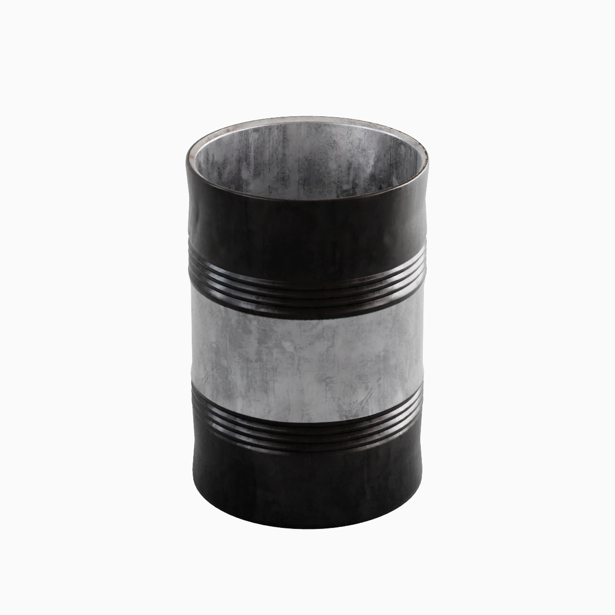 Steel Barrel B Set 3D model_30