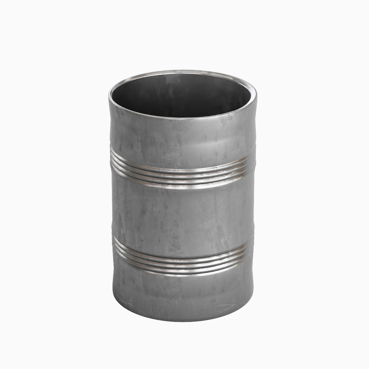 Steel Barrel B Set 3D model_7