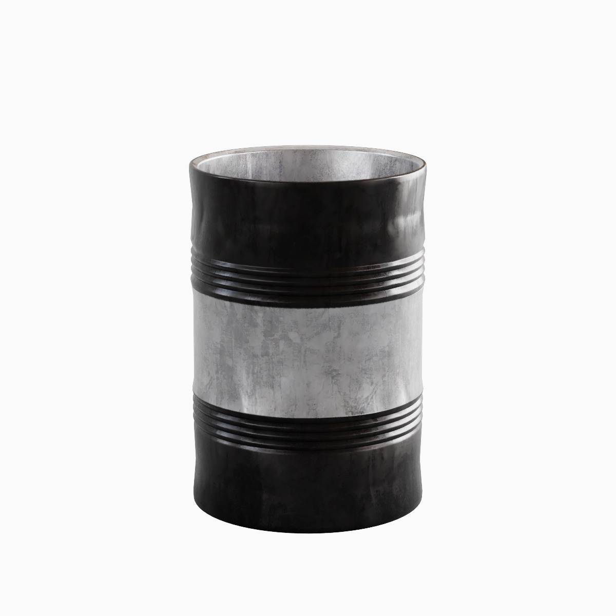 Steel Barrel B Set 3D model_27
