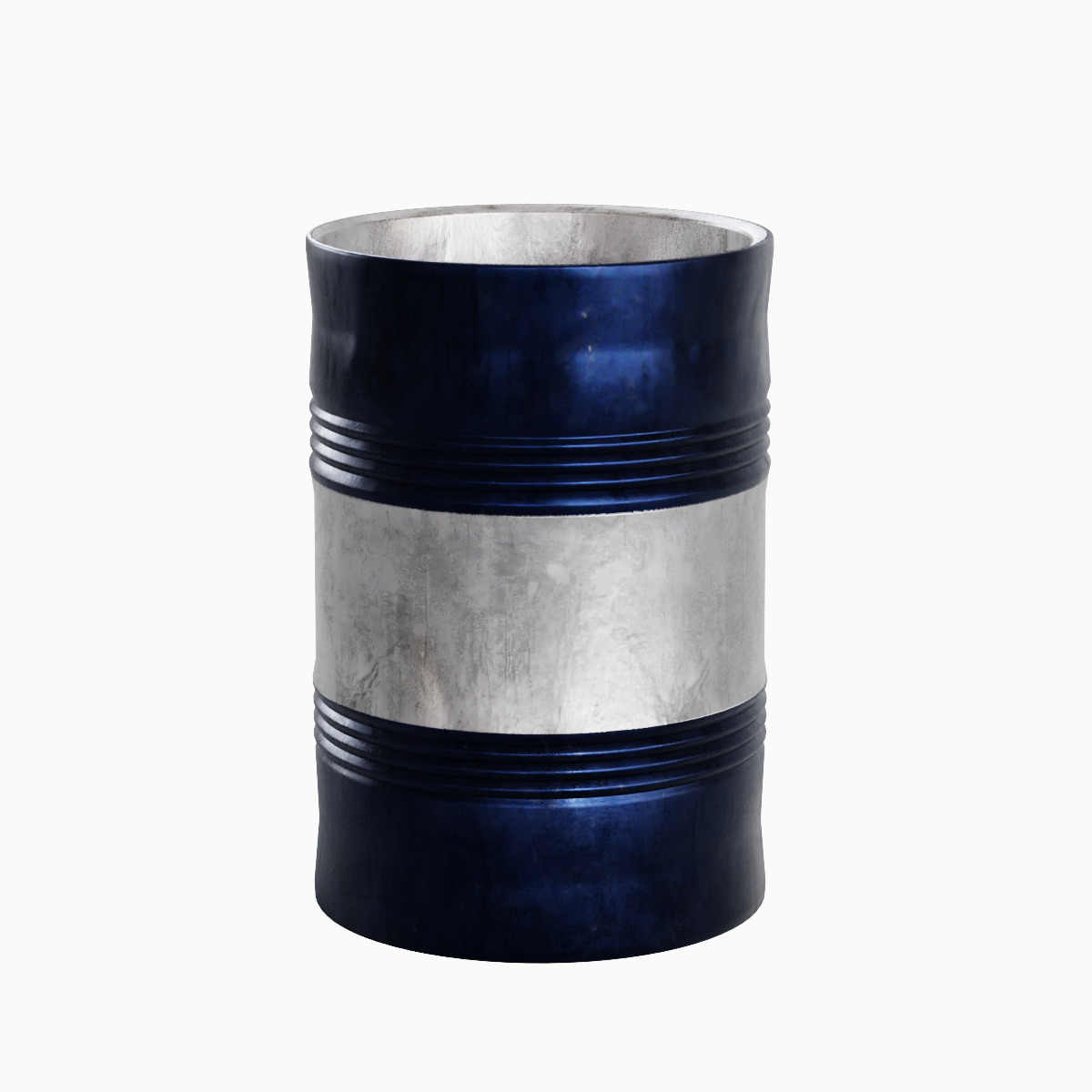 Steel Barrel B Set 3D model_10