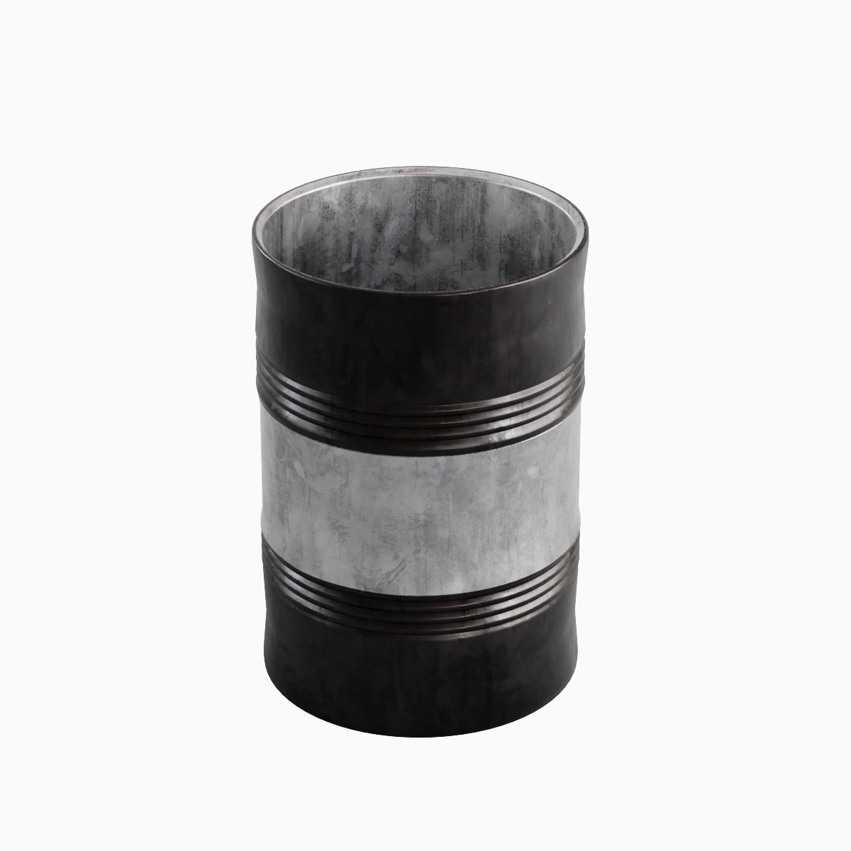 Steel Barrel B Set 3D model_29