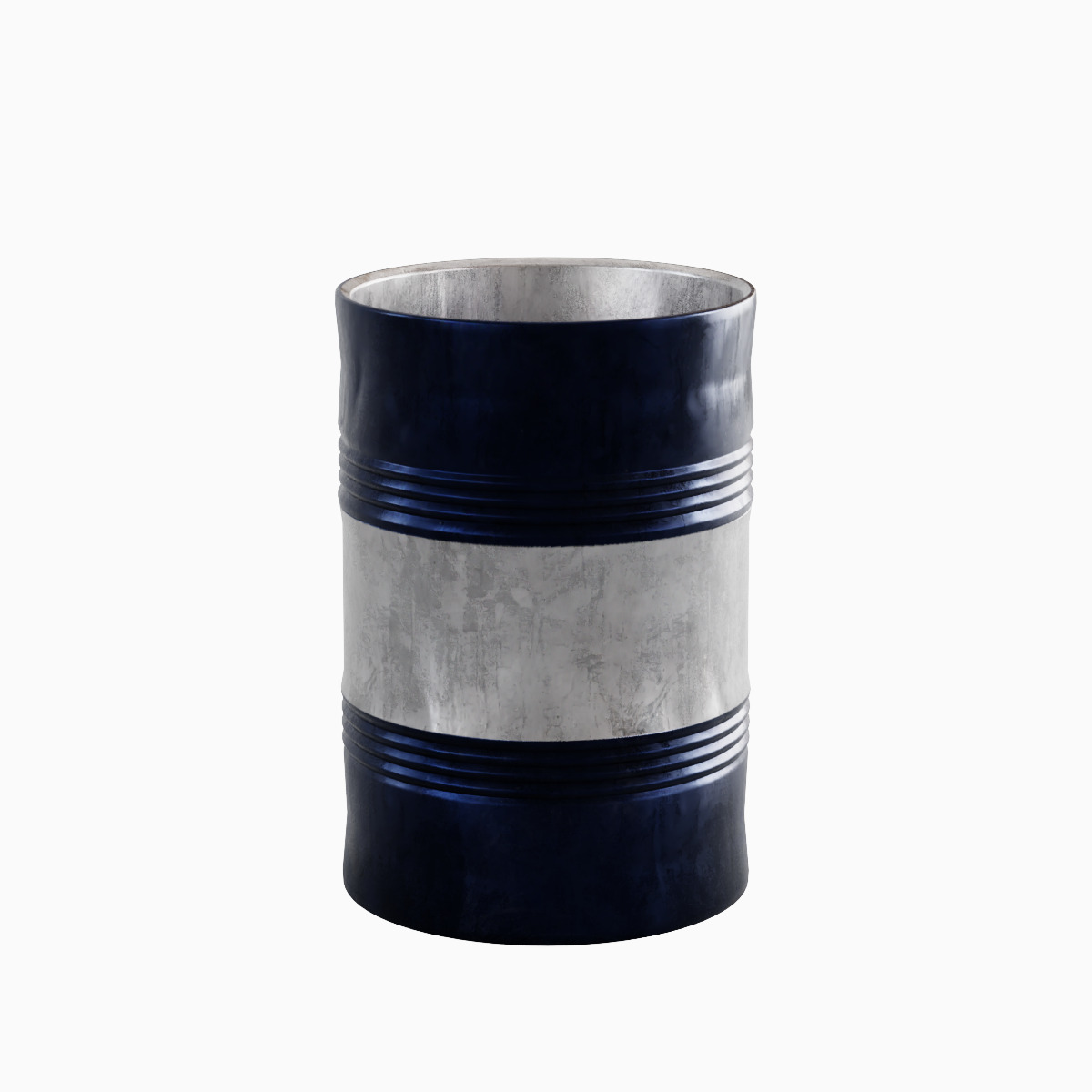 Steel Barrel B Set 3D model_9