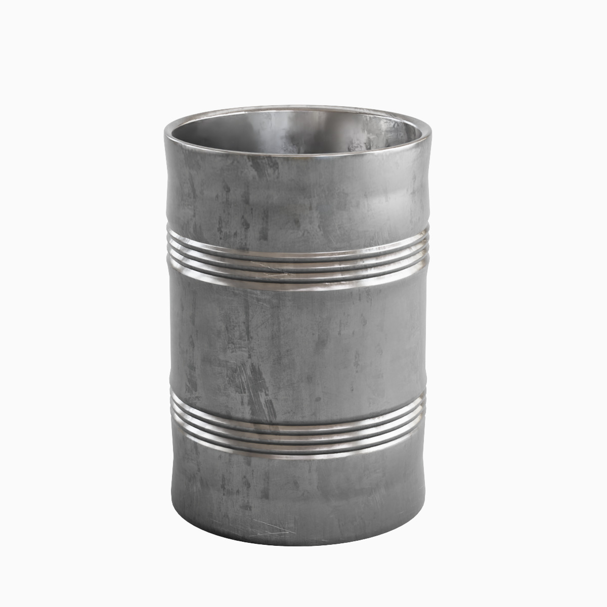 Steel Barrel B Set 3D model_2