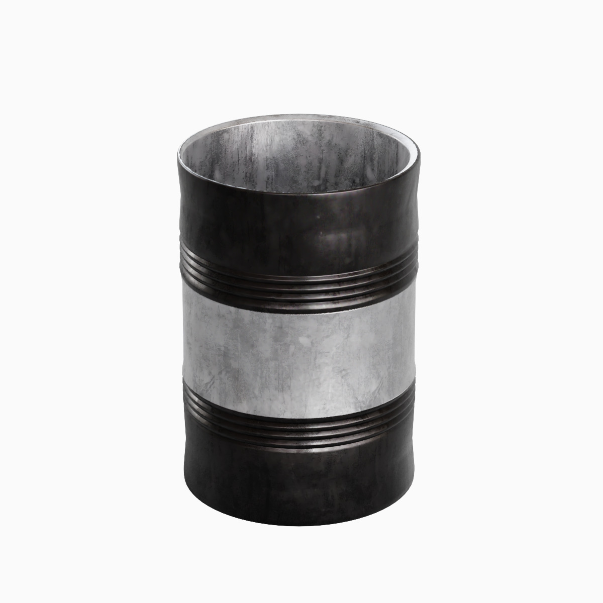 Steel Barrel B Set 3D model_31