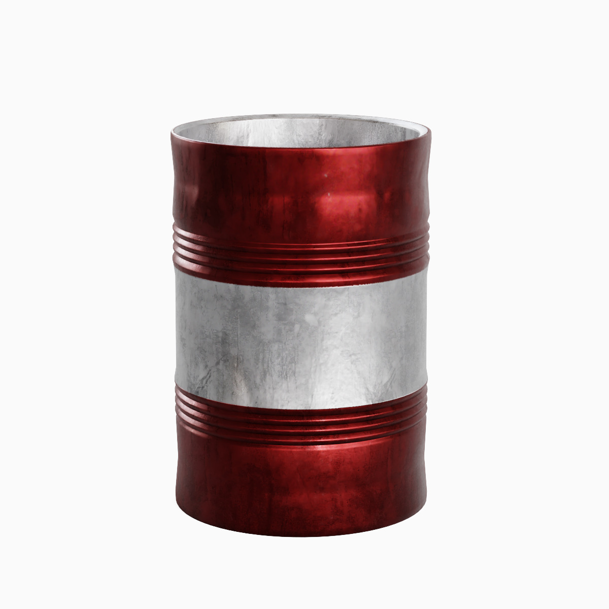Steel Barrel B Set 3D model_16
