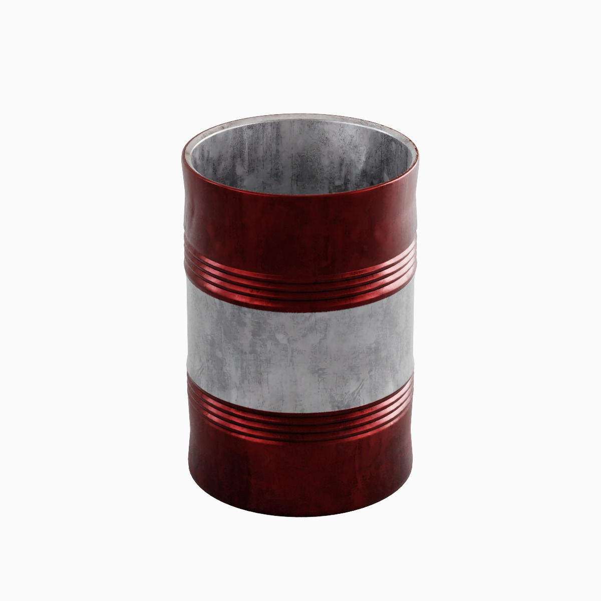Steel Barrel B Set 3D model_18