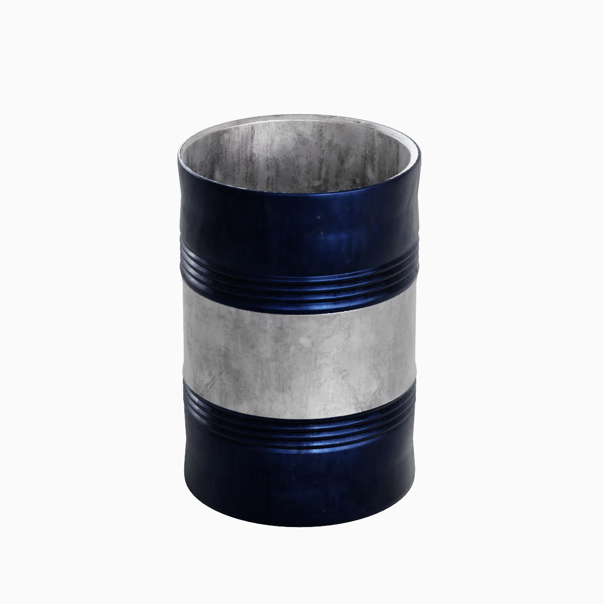 Steel Barrel B Set 3D model_13