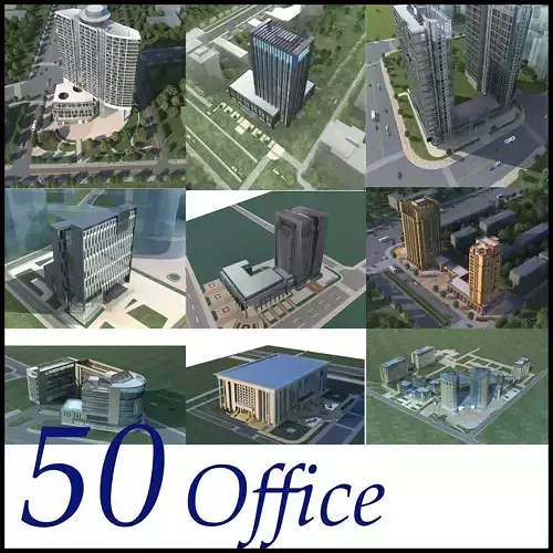 Office Building Collection 50 items Vol6