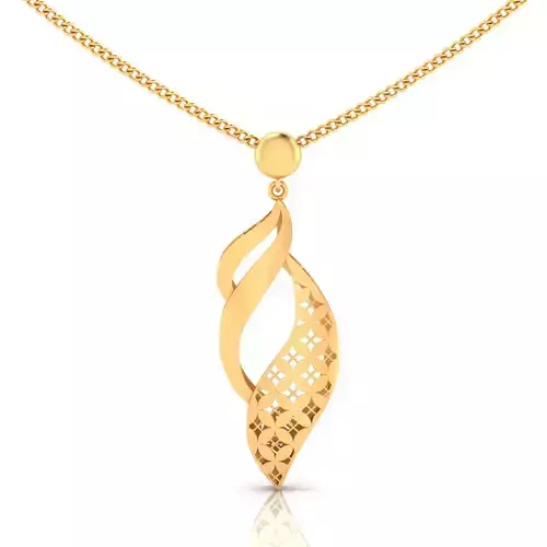 fusion women gold pendant 1003