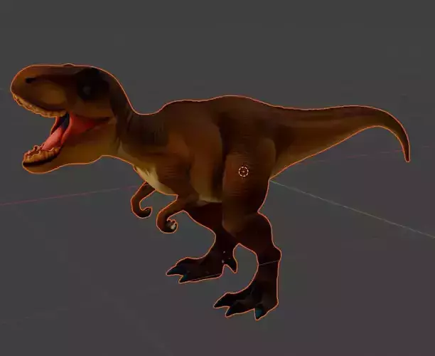 Stylized T-Rex 3D Model