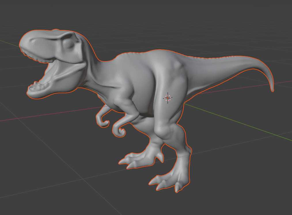 Stylized T-Rex 3D Model 3D model_2