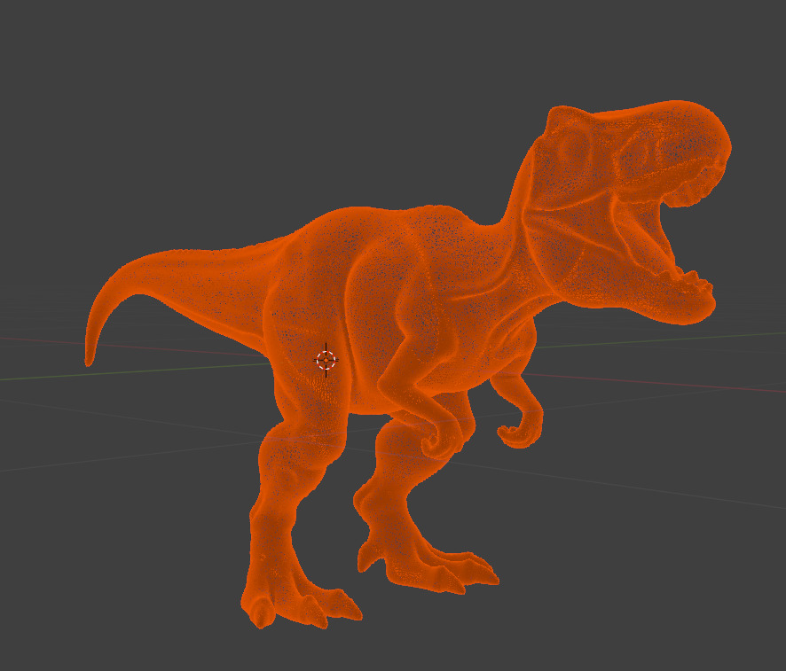 Stylized T-Rex 3D Model 3D model_3