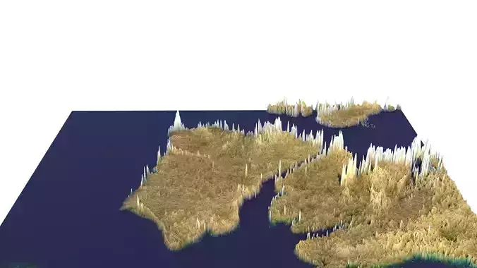 Banks Island 3D model