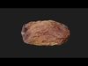 Scanned  dry grape raisin Low-poly 3D model_1