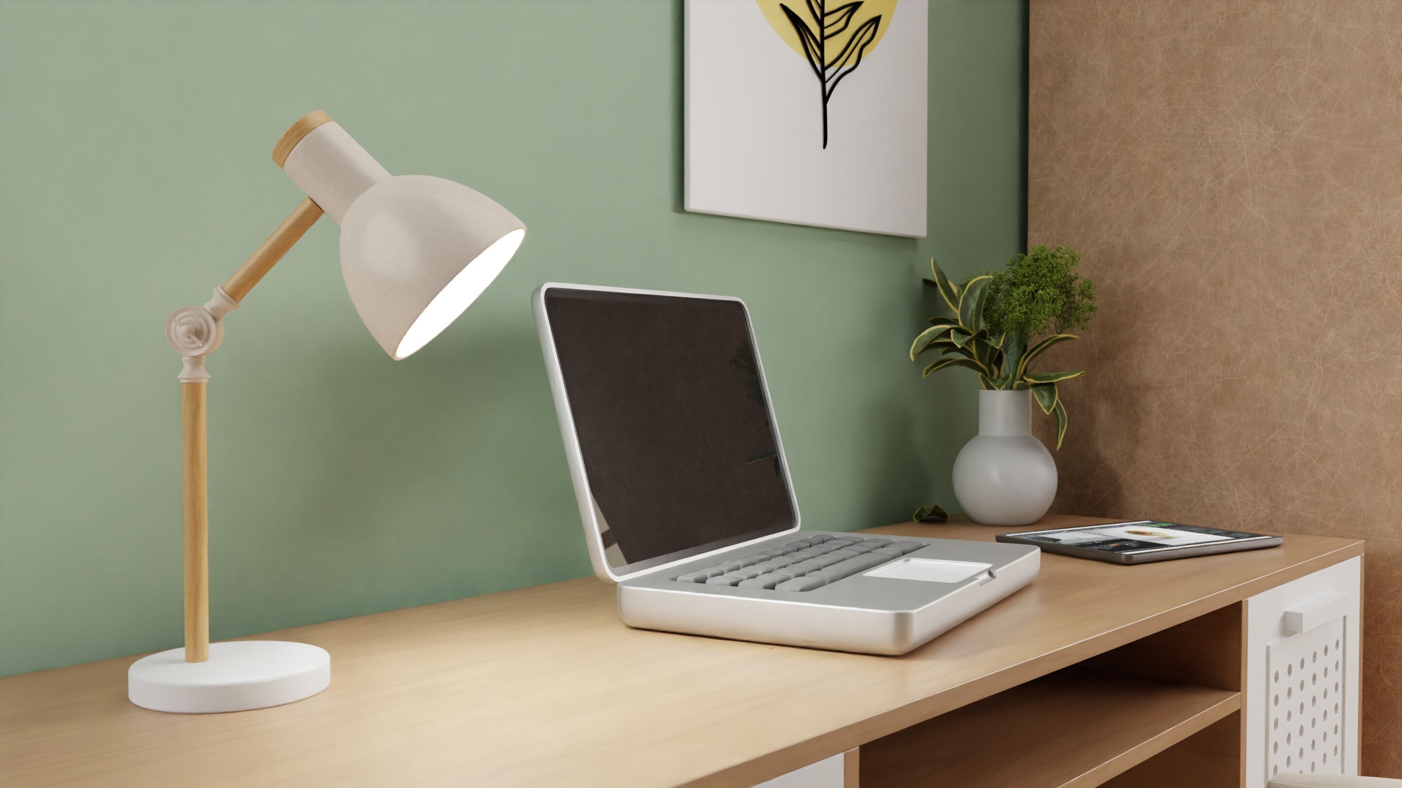 Bedroom interior 3D model_2