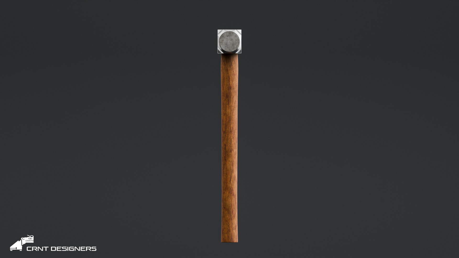 Heavy Sledgehammer - Medieval Weapon Prop 3D model_3