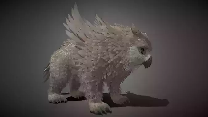 Realistic Owlbear 3D Model