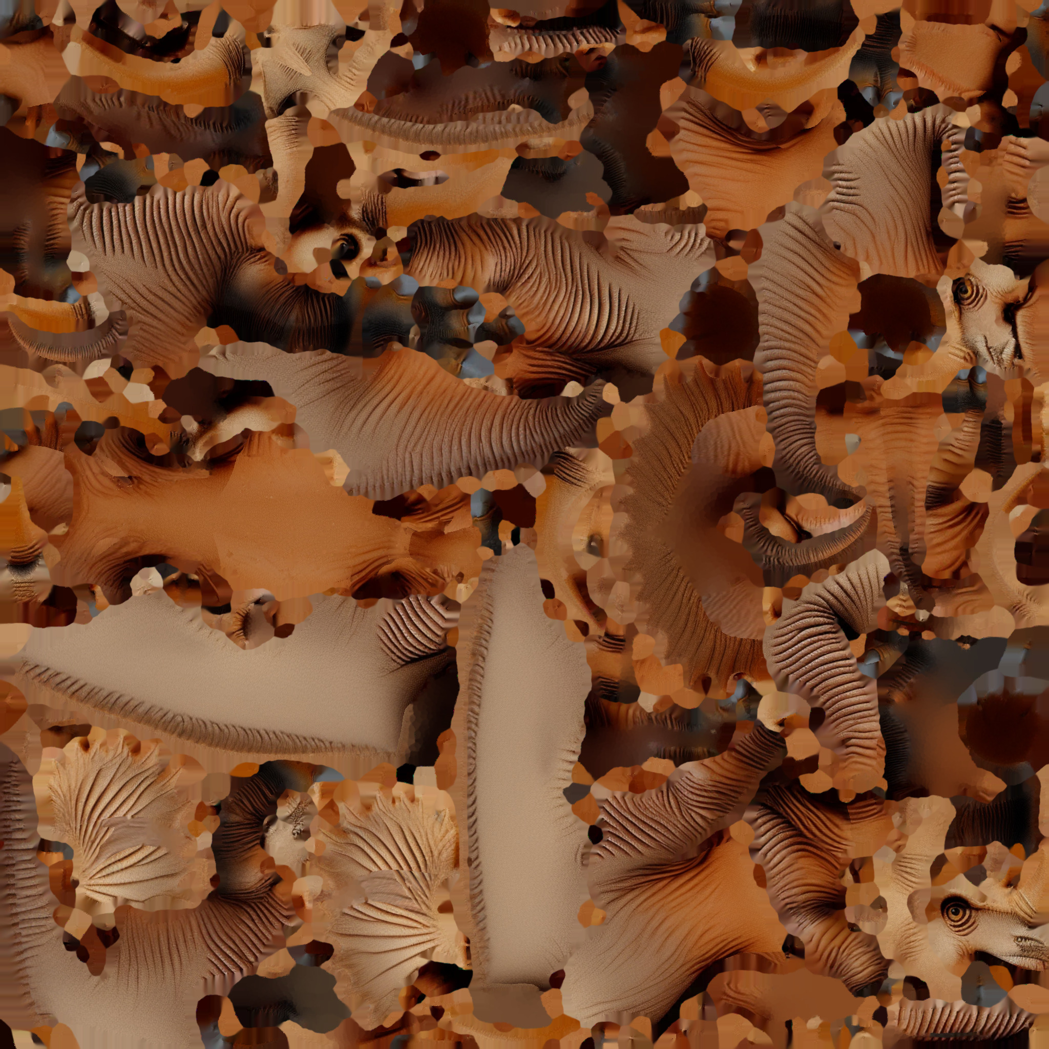 Triceratops 3D Model Pack Stylized Dinosaurs for Game 3D model_4