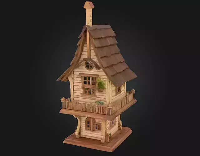 Woodland Cottage Sculpture