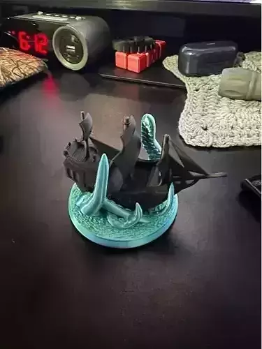 3d miniature black pearl model