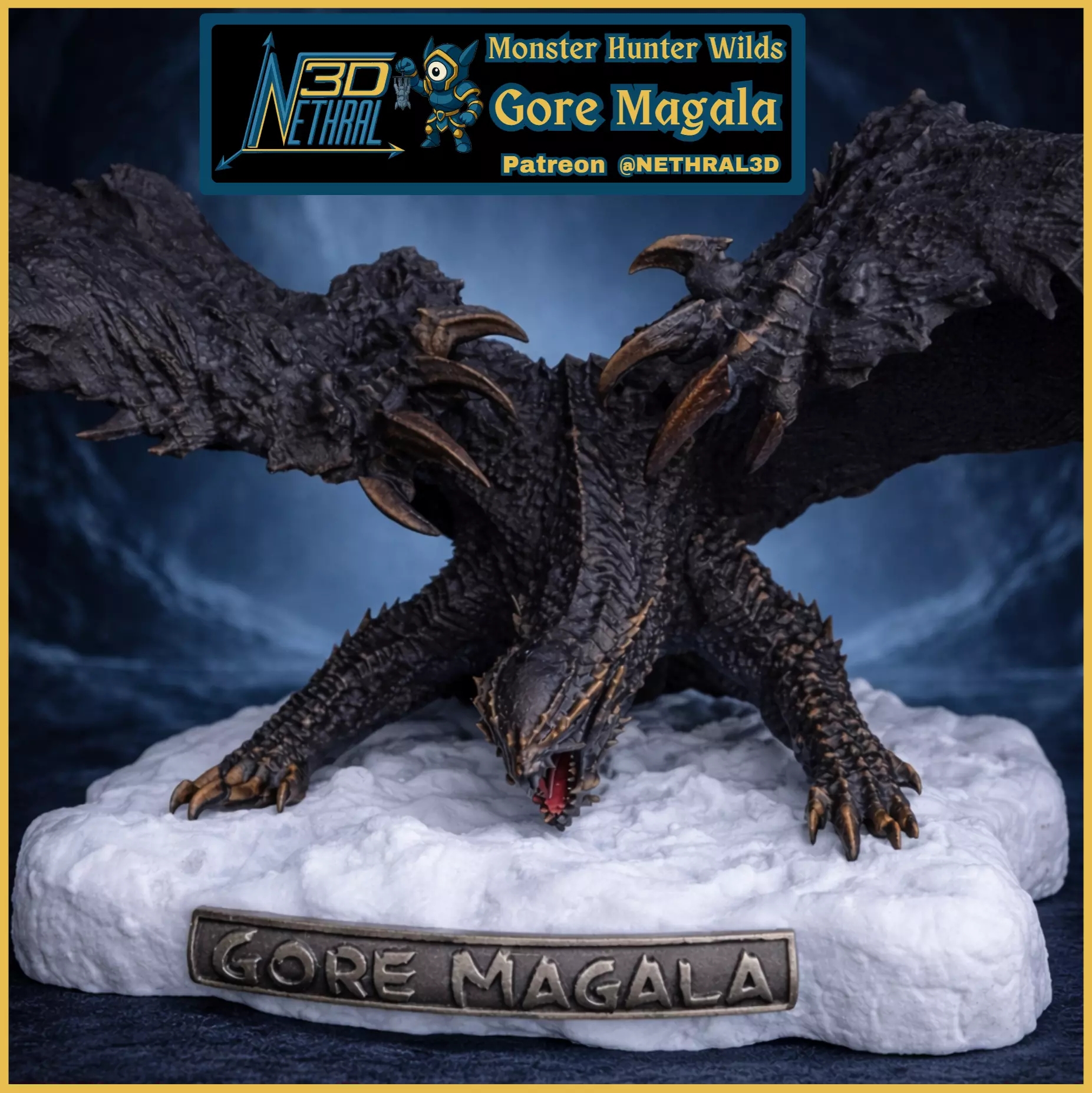 Monster Hunter Wilds Gore Magala 3D model 3D printable | CGTrader