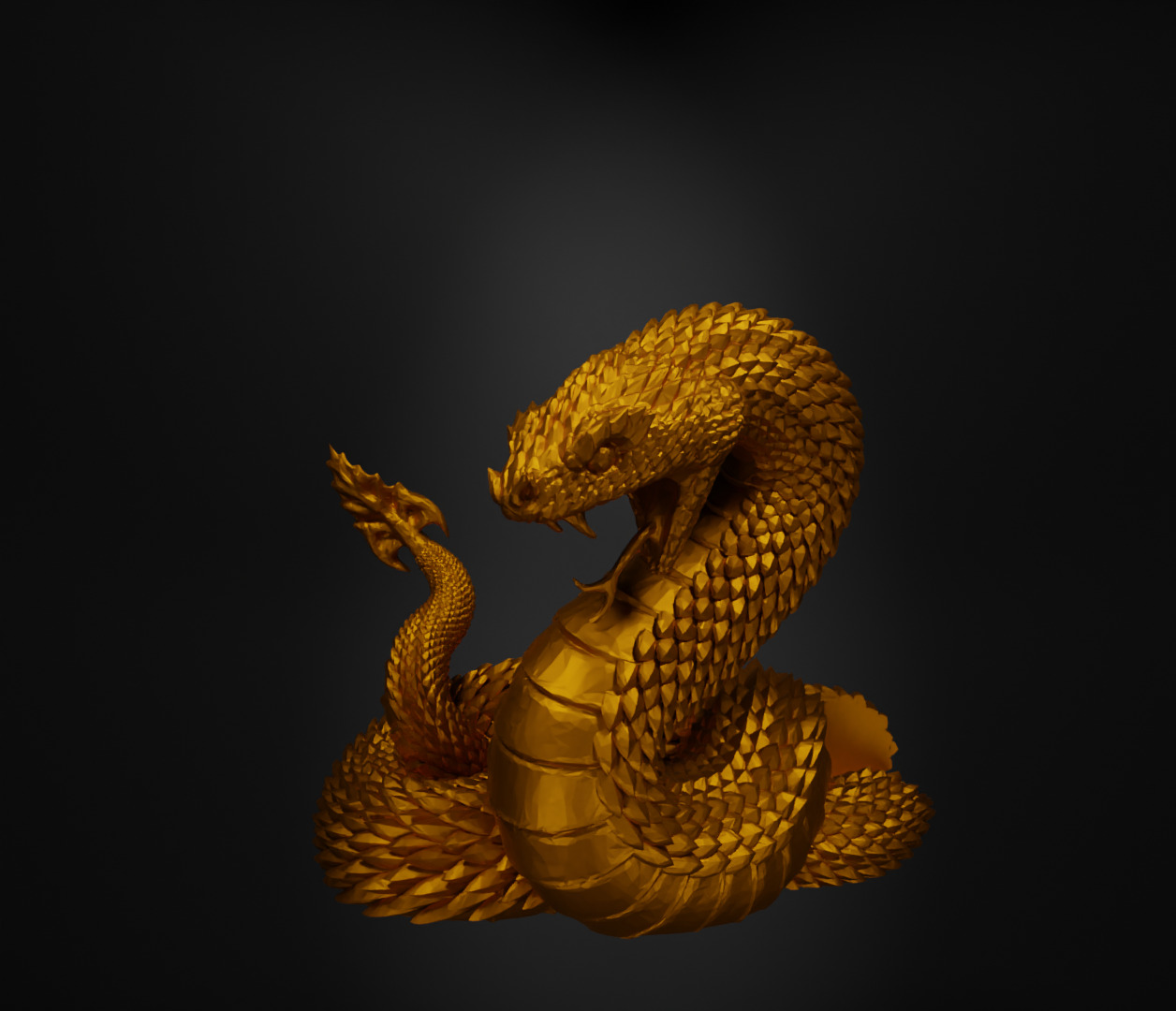 Snake Console Holder 3D Model - Vip Snake Game Controller Stand 3D ...