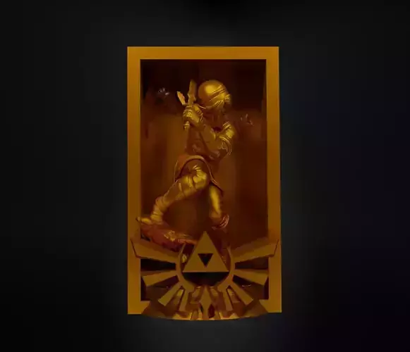 Legend of Zelda Book Nook - Zelda Bookend - Ocarina Book Prop