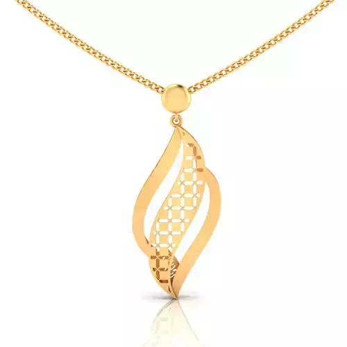 fusion women gold pendant 1004