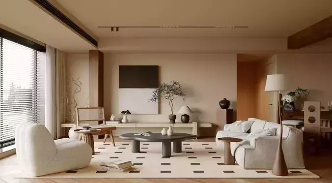 modern living room interior scenes 91