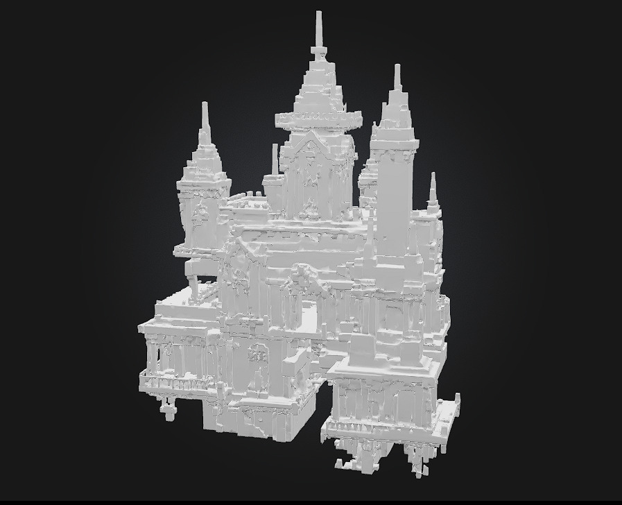 Skyward Castle 3D model_6