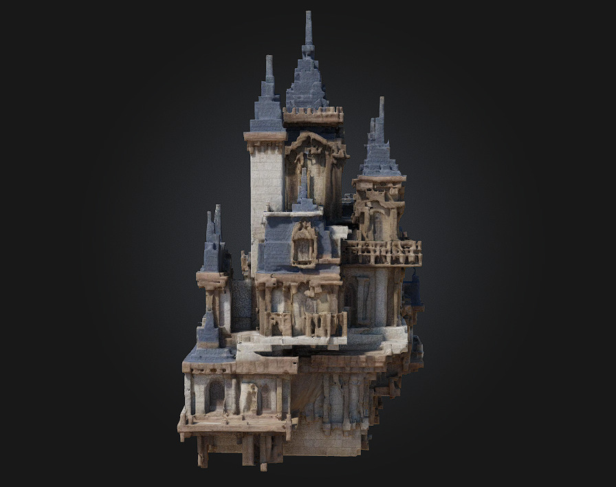 Skyward Castle 3D model_5