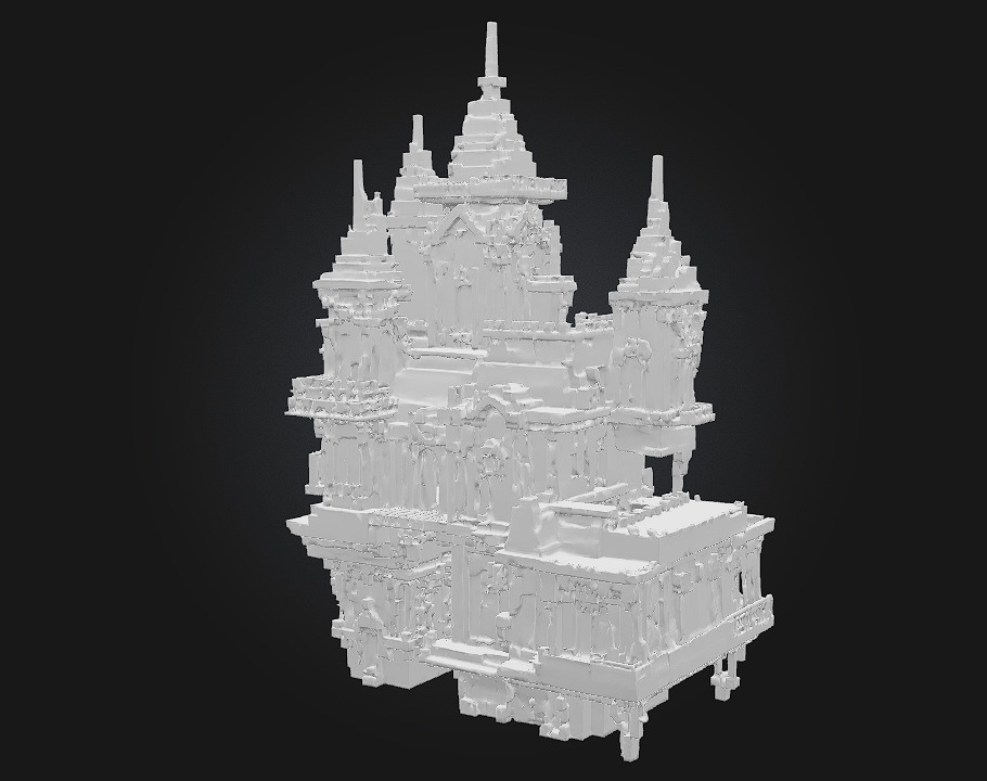 Skyward Castle 3D model_8