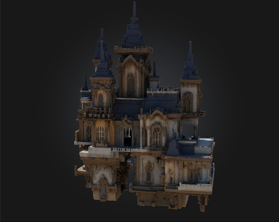 Skyward Castle 3D model_2