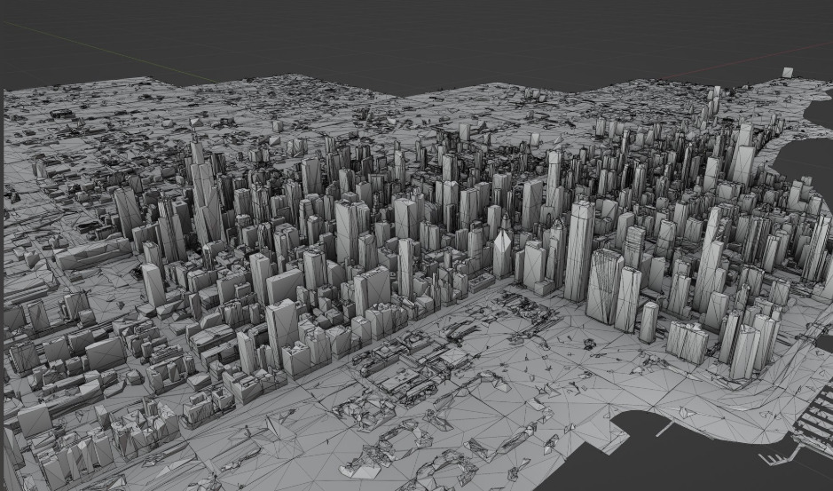 Chicago City 3D print model_12