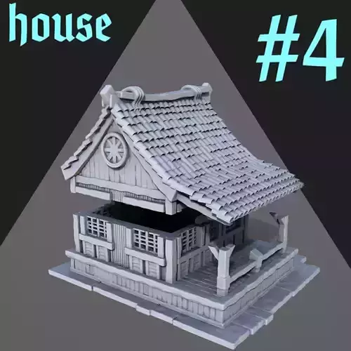 Japanese House 3D print model