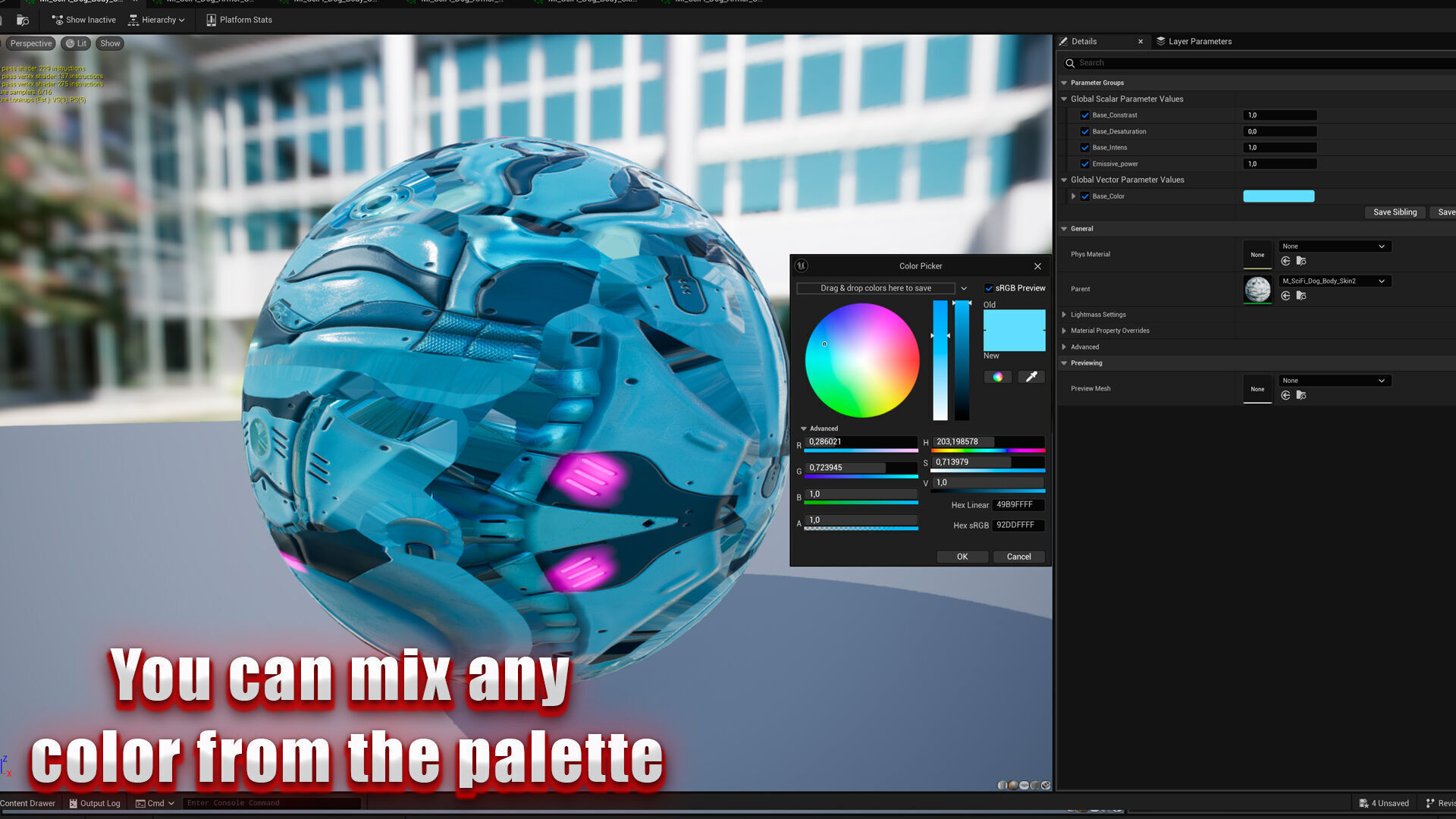 Cyborg Mutant1 Low-poly 3D model_18