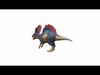 Dilophosaurus Feathered Dinosaur 3d Render 3D model_1
