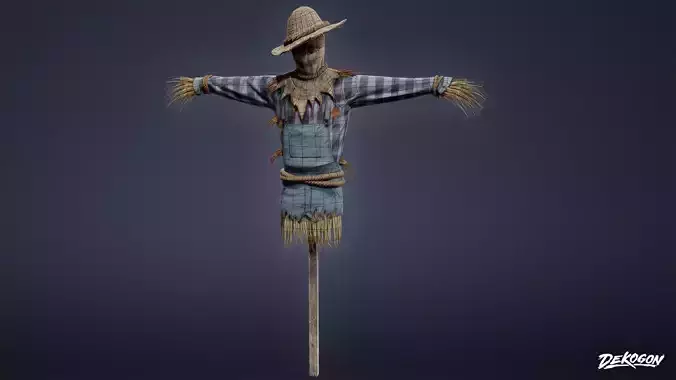 SUBURBS - Scarecrow 01 - LOW POLY AND NANITE