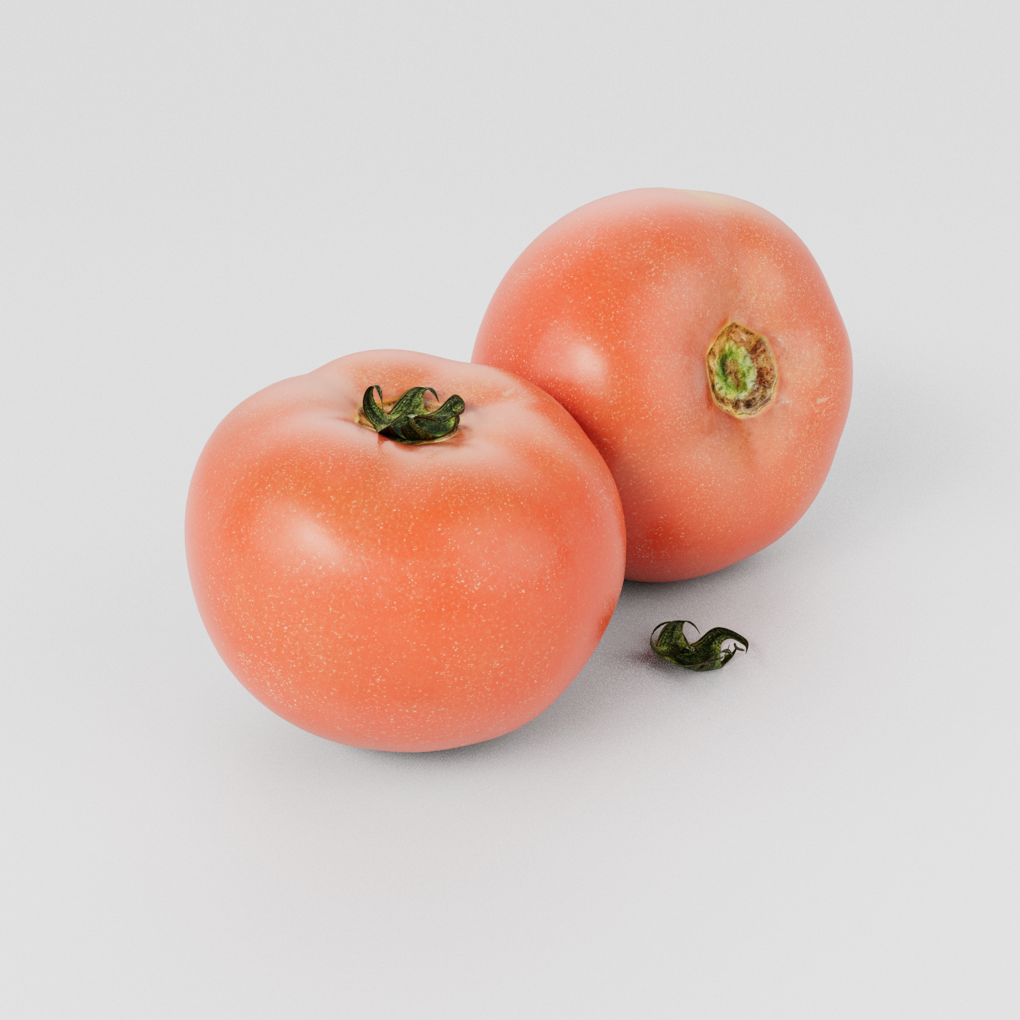 Tomatoes 3D model Low-poly 3D model_1