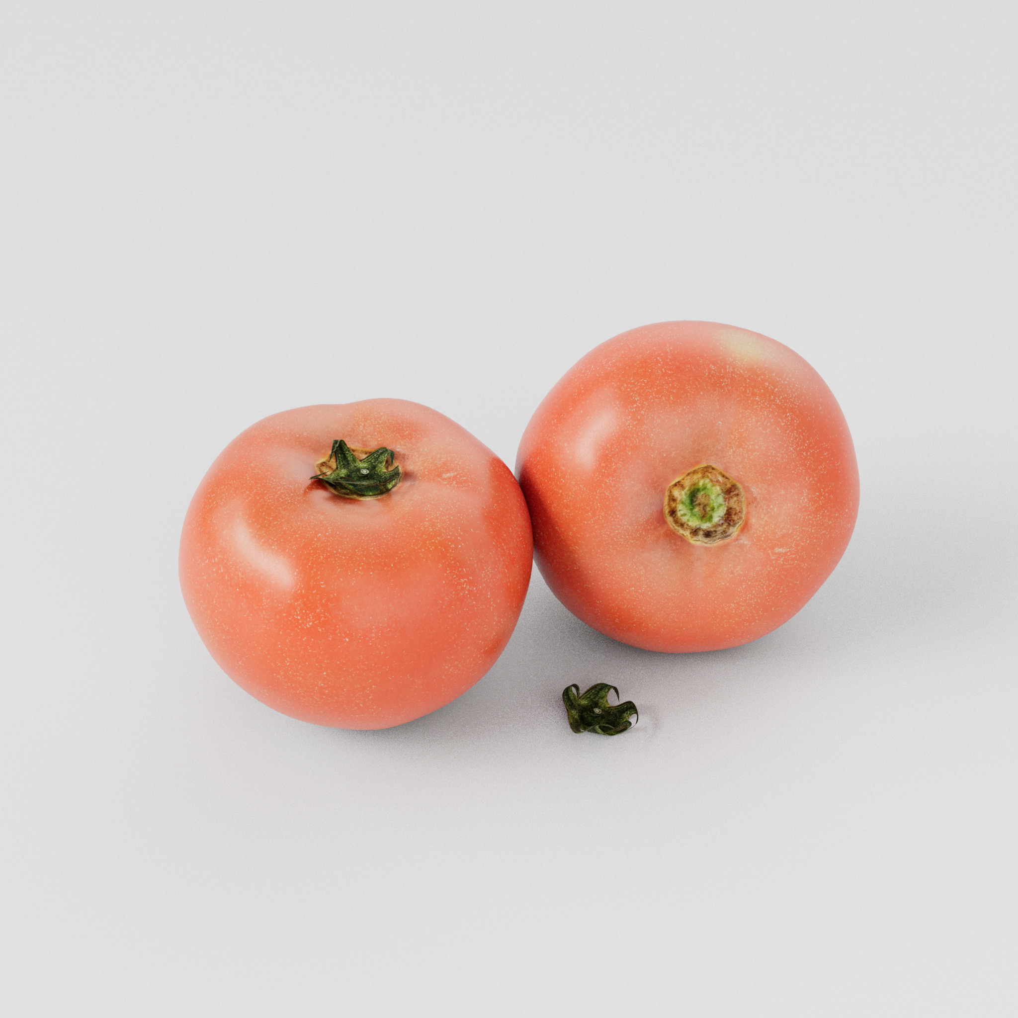 Tomatoes 3D model Low-poly 3D model_7