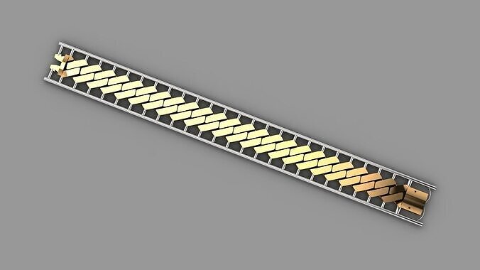 Cuban Link Chain Bracelet 3D print model